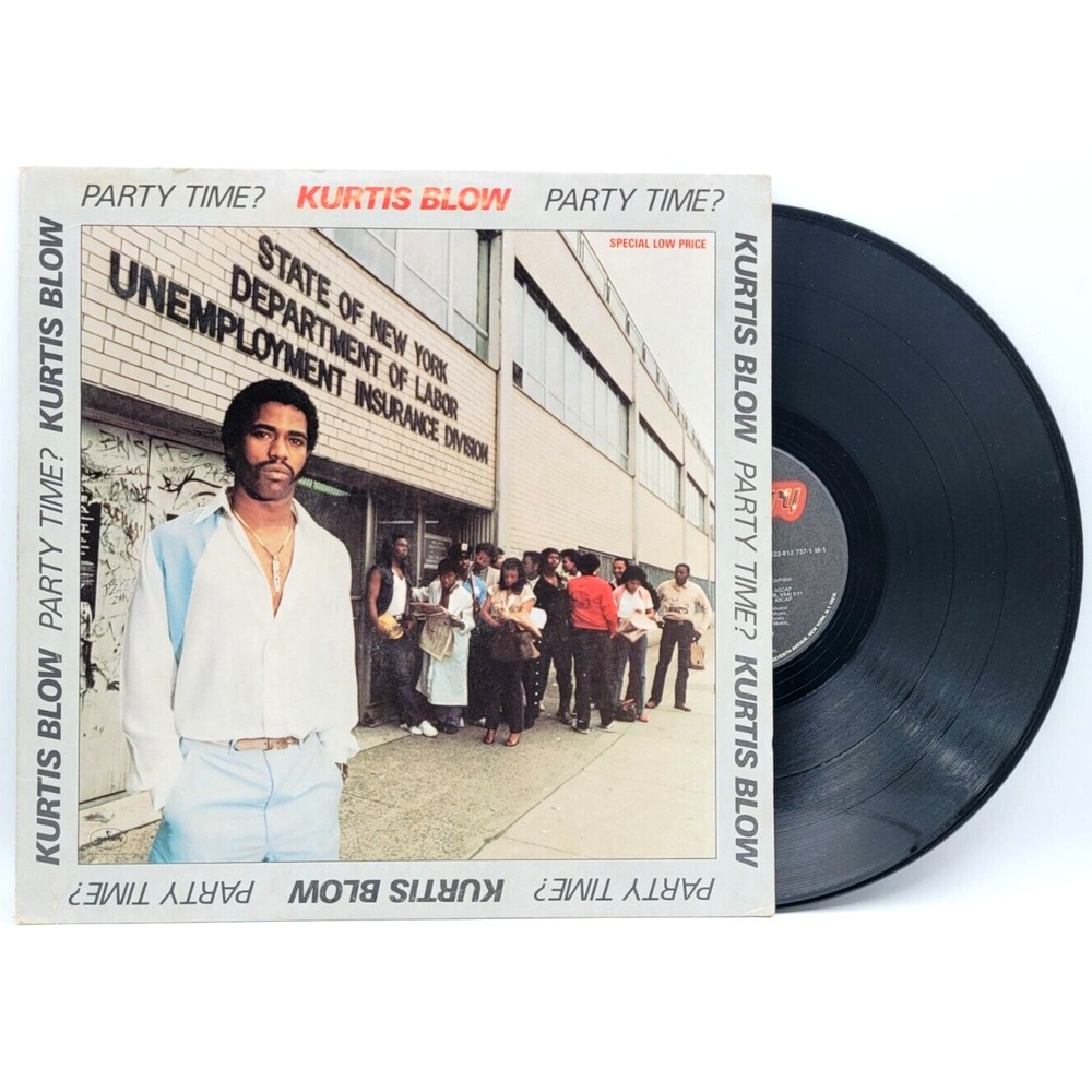 KURTIS BLOW - PARTY TIME? - HIP HOP LP